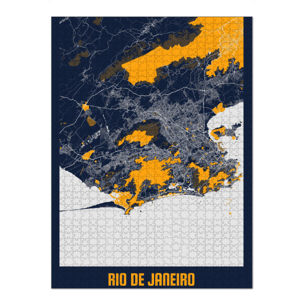 Puzzle Ravensburger "Rio de Janeiro City" artboxONE - Städte / Rio de Janeiro,Kartografie