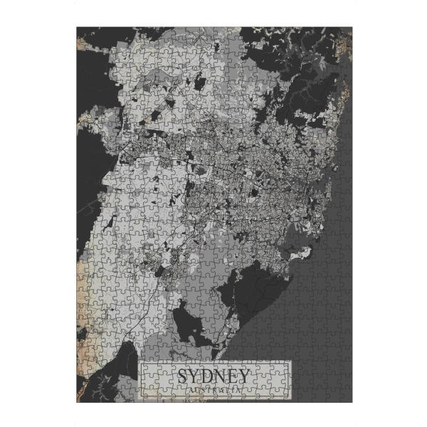artboxONE Puzzle "Vintage Citymap Sydney" artboxONE - Städte / Sydney,Kartografie