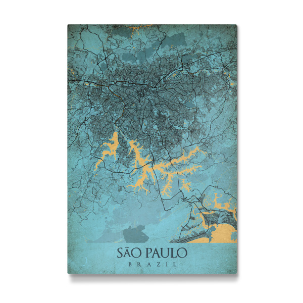 Galerie-Print "Vintage São Paulo Wandbild" 30x20 cm artboxONE