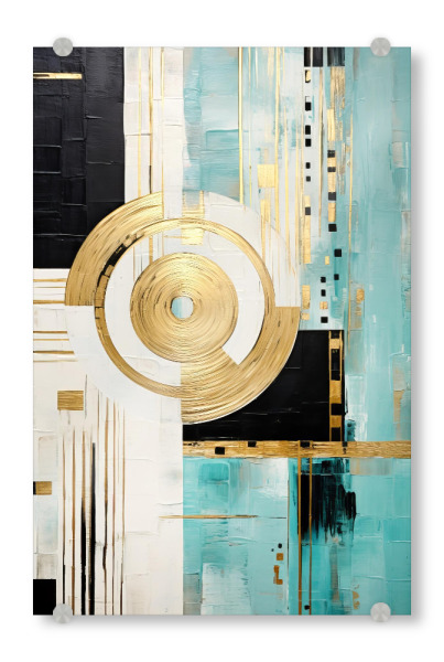 Acrylglasbild "Kraftvolle Bewegung" artboxONE - Abstrakt,Geometrie