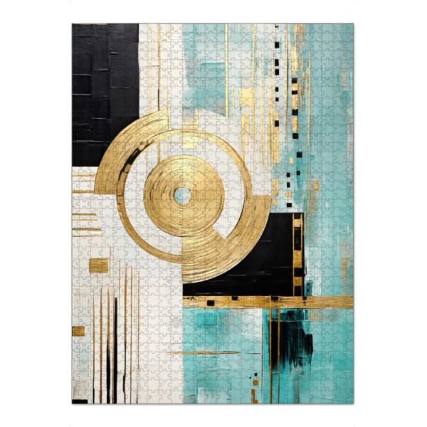 Puzzle Ravensburger "Kraftvolle Bewegung" artboxONE - Abstrakt,Geometrie