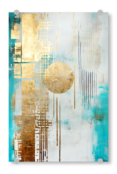 Acrylglasbild "ABSTRAKTE KUNST Himmelspforte" artboxONE - Abstrakt,Geometrie