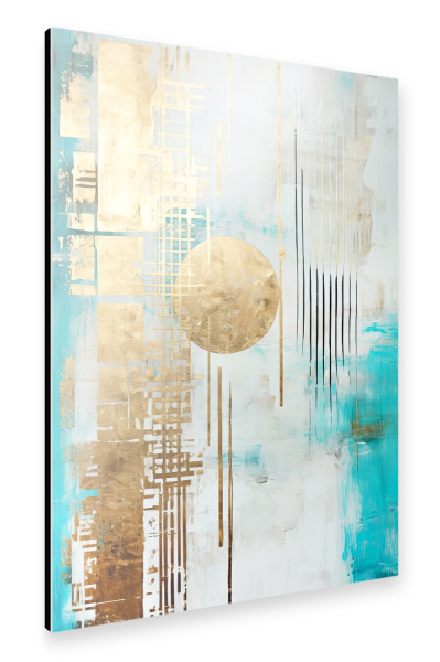 Alu-Dibond "ABSTRAKTE KUNST Himmelspforte" 30x20 cm artboxONE