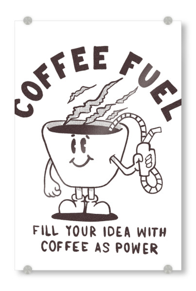 Acrylglasbild "Coffee fuel" artboxONE - Essen & Trinken / Alkohol,Essen & Trinken / Obst & Gemüse