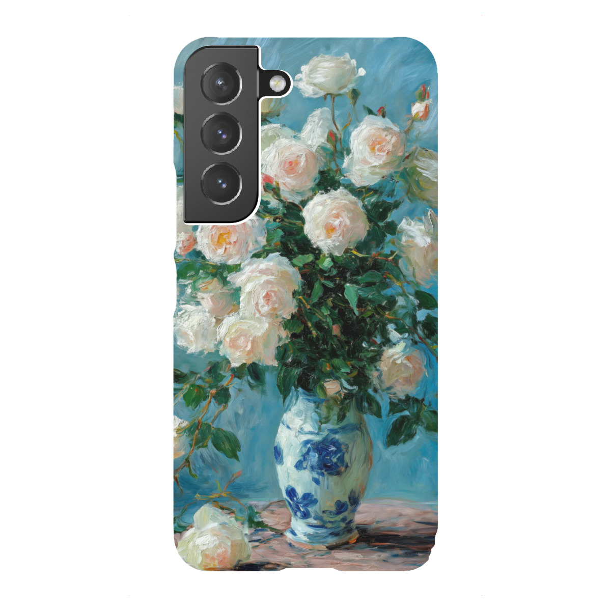 "Weiße Rosen aus Porzellan"für Samsung Galaxy - Premium-Case Handyhülle artboxONE