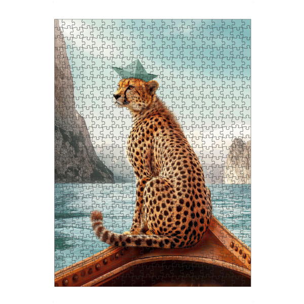 Puzzle Ravensburger "Gepard on Tour" artboxONE - Natur,Tiere,Reise / Afrika