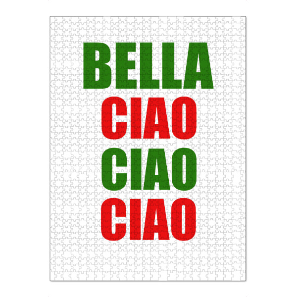 Puzzle Ravensburger "Bella ciao ciao" artboxONE - Typografie,Musik,Reise / Länder