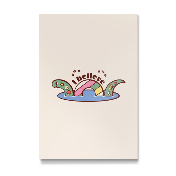 Galerie-Print "Ich glaube... Retro-Hippie-Stil" 30x20 cm artboxONE