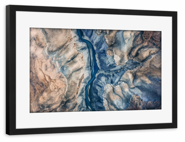 Poster mit Rahmen schwarz "Abstrakte Natur" artboxONE - Natur,Abstrakt,Reise / Länder
