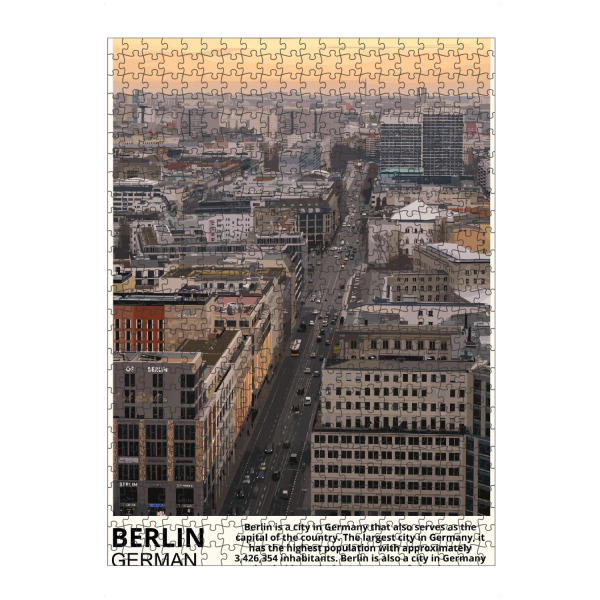 Puzzle Ravensburger "Berliner Stadt Architektur" artboxONE - Städte / Berlin,Architektur