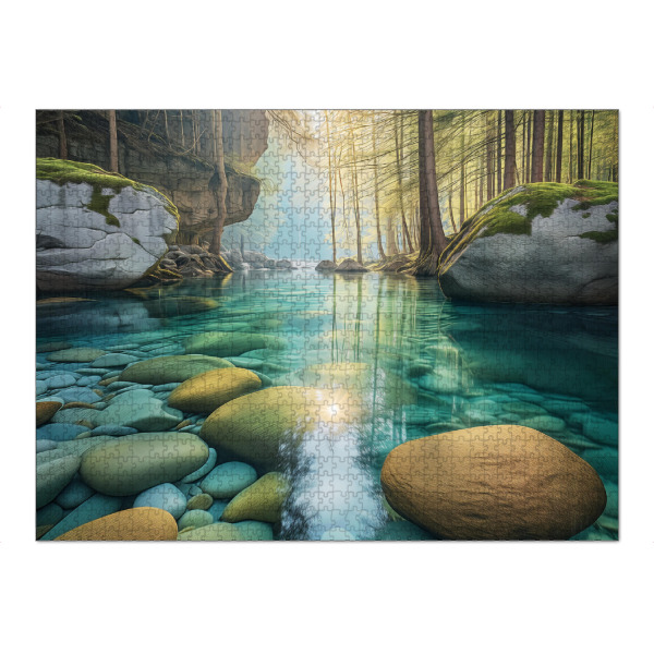 Puzzle Ravensburger "Wald Liebe" artboxONE - Natur,Reise