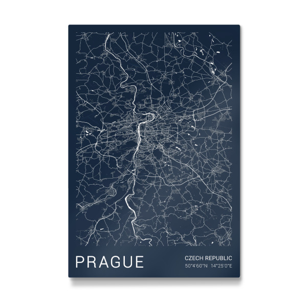 Galerie-Print "Prag als Cityplan" 30x20 cm artboxONE