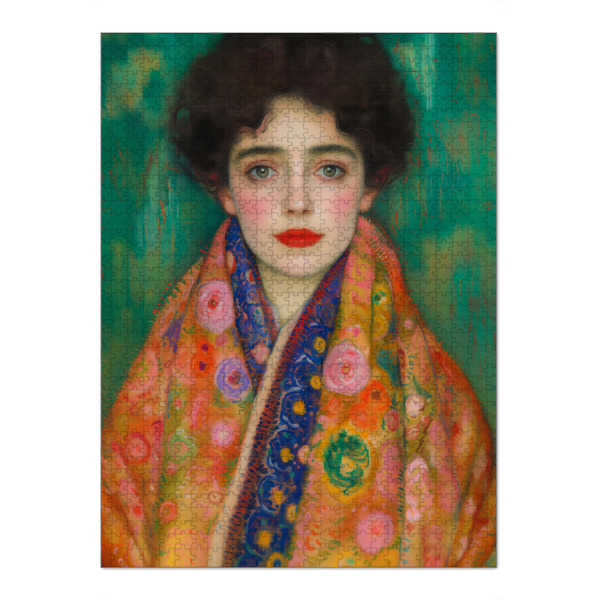 Puzzle Ravensburger "Portrait Lieser" artboxONE - Floral,Abstrakt,Menschen