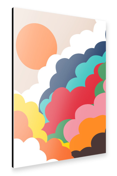 Alu-Dibond "Gehen Sie in die Wolkennatur" 30x20 cm artboxONE