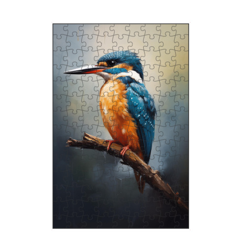 Eisvogel-Porträt