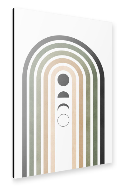 Alu-Dibond "Boho lines B" 30x20 cm artboxONE