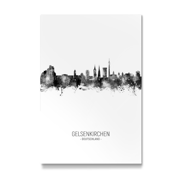 Galerie-Print "Gelsenkirchen Skyline BW" 30x20 cm artboxONE