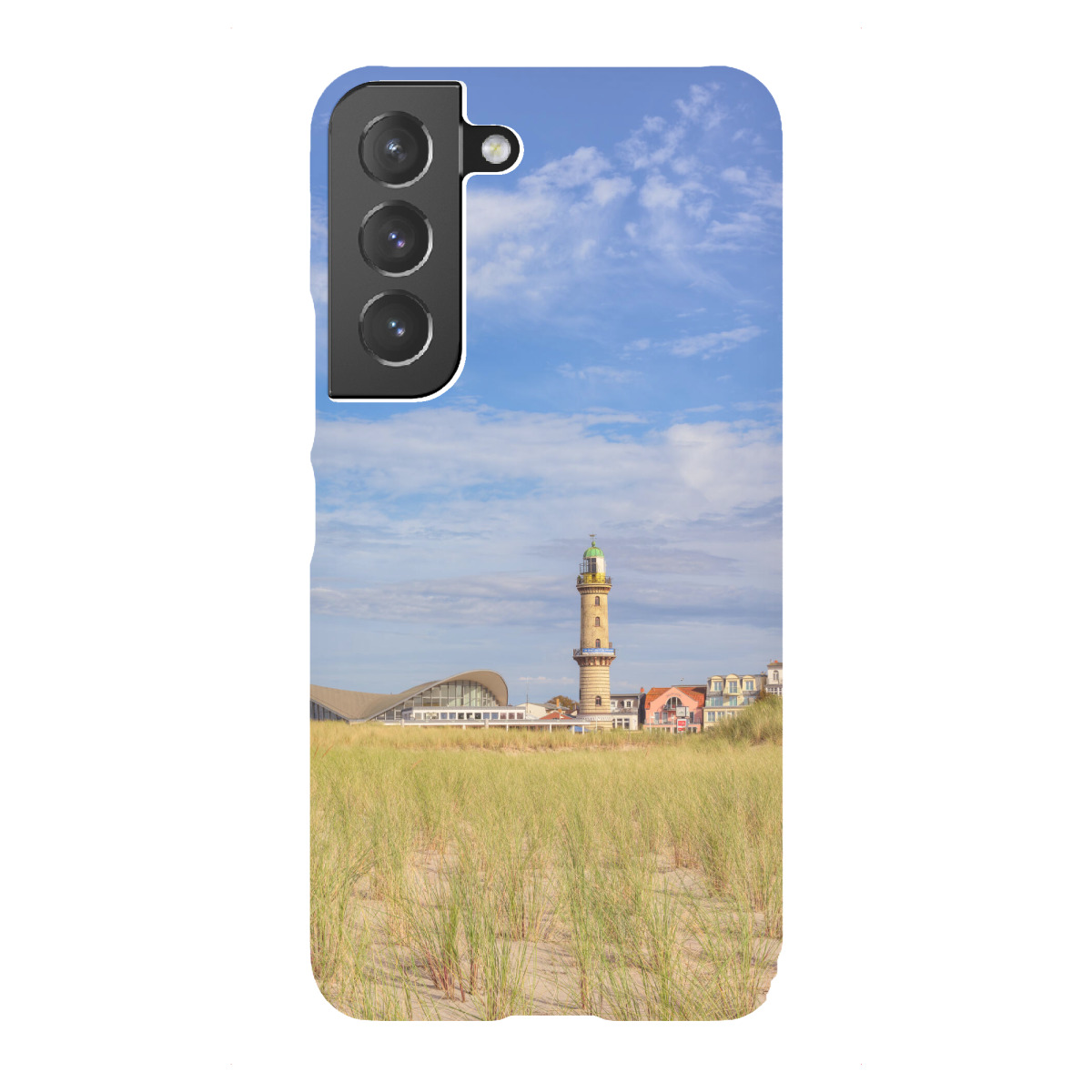 "Warnemünde Leuchtturm + Teepott"für Samsung Galaxy - Premium-Case Handyhülle artboxONE