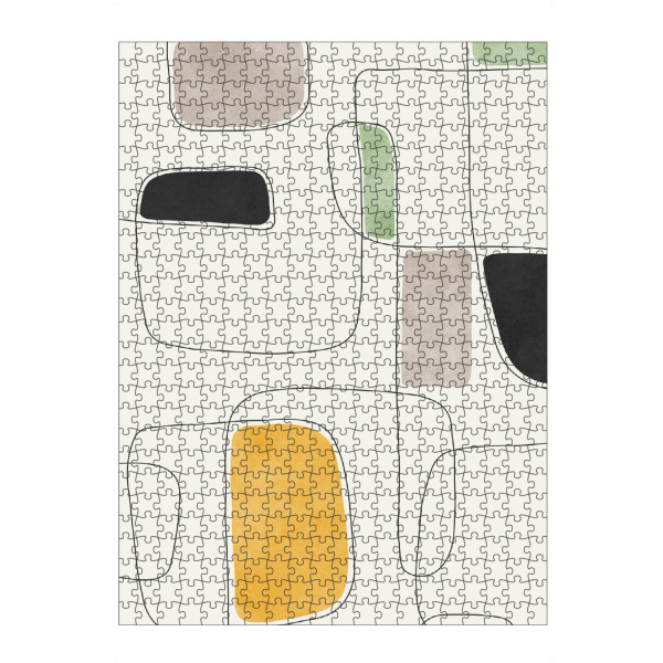 Puzzle Ravensburger "Linien und Pinselstriche C" artboxONE - Abstrakt,Geometrie