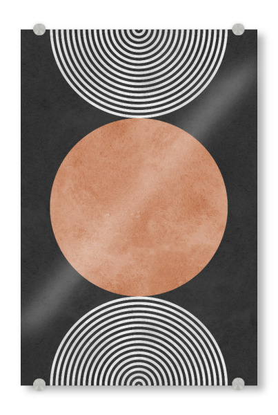 Acrylglasbild "Circle set C" artboxONE - Abstrakt,Geometrie