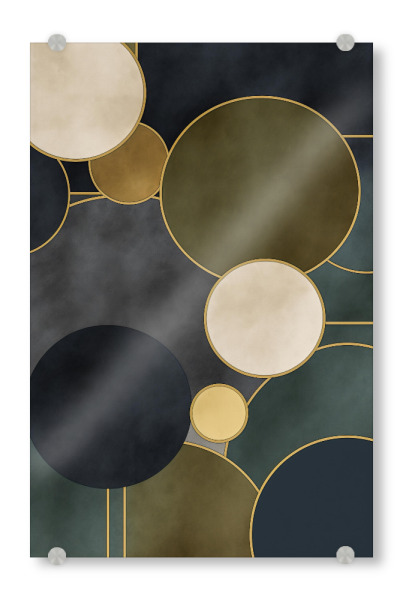 Acrylglasbild "Runde Elemente" artboxONE - Abstrakt,Architektur,Geometrie