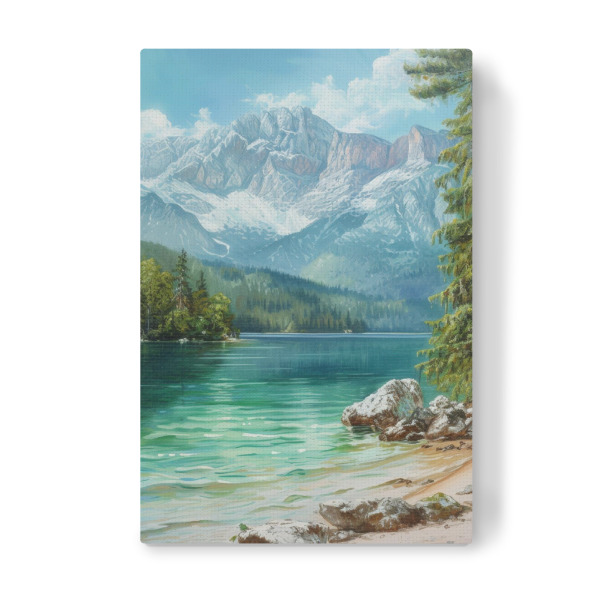 Leinwandbild "Alpenparadies" artboxONE - Natur,Reise