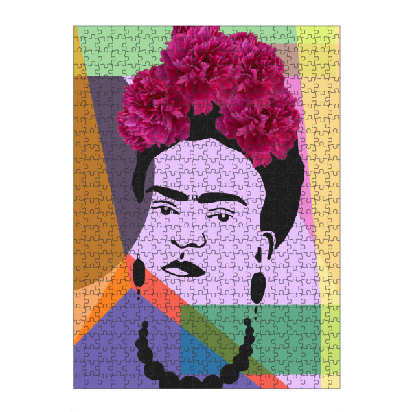 Puzzle Ravensburger "Frida pop art style" artboxONE - Floral,Abstrakt,Menschen,Für Mama
