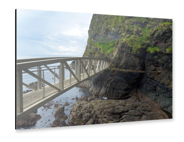 Alu-Dibond "Brücke in Nordirland" 30x20 cm artboxONE