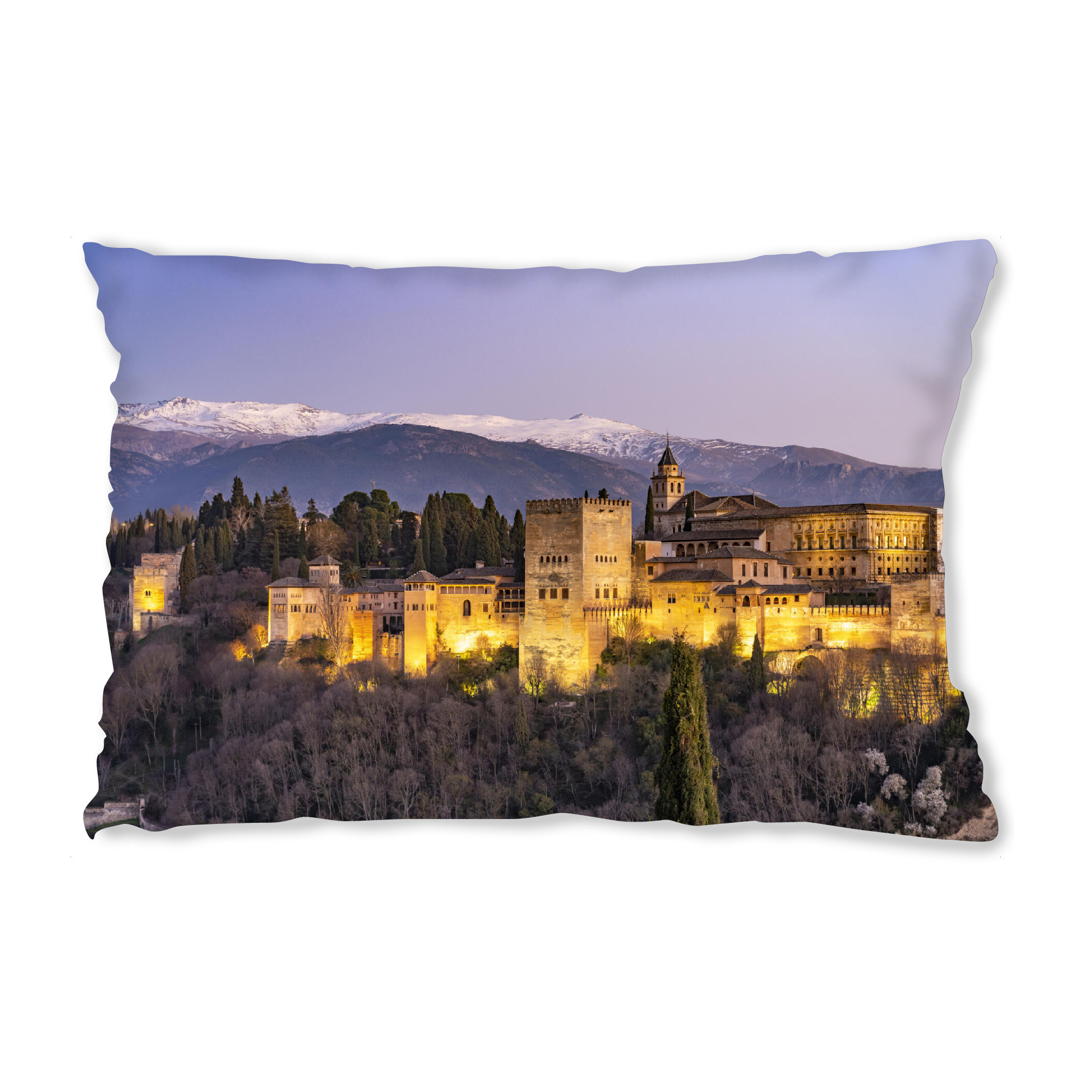 Design-Kissen "Alhambra Andalusien" artboxONE - Reise - Granada,Andalusien,Spanien,Alhambra,Sierra nevada,Welterbe - Bild granada