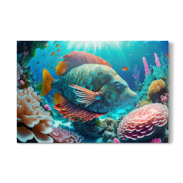 Galerie-Print "Bunte Fischwelt" 30x20 cm artboxONE
