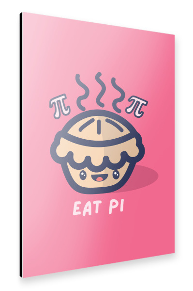 Alu-Dibond "Iss Pi Lustige Mathematik" 30x20 cm artboxONE