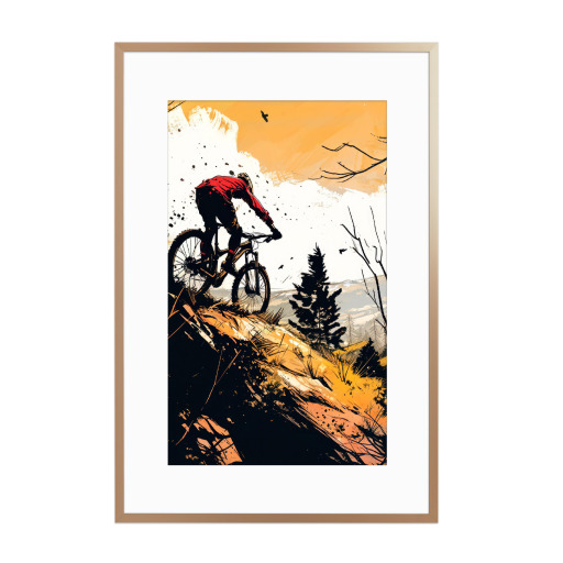 Cycling sport art D