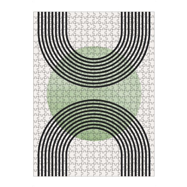 artboxONE Puzzle "Zeichnen mit Kreisen B" artboxONE - Abstrakt,Geometrie