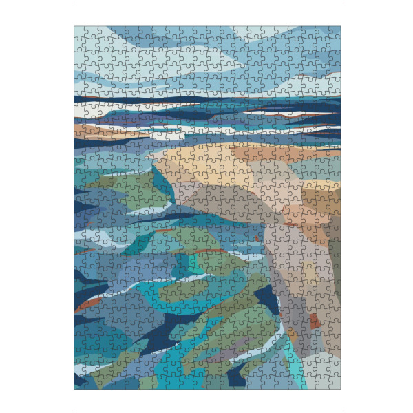 Puzzle Ravensburger "Blue Landscape" artboxONE - Natur,Reise,Abstrakt