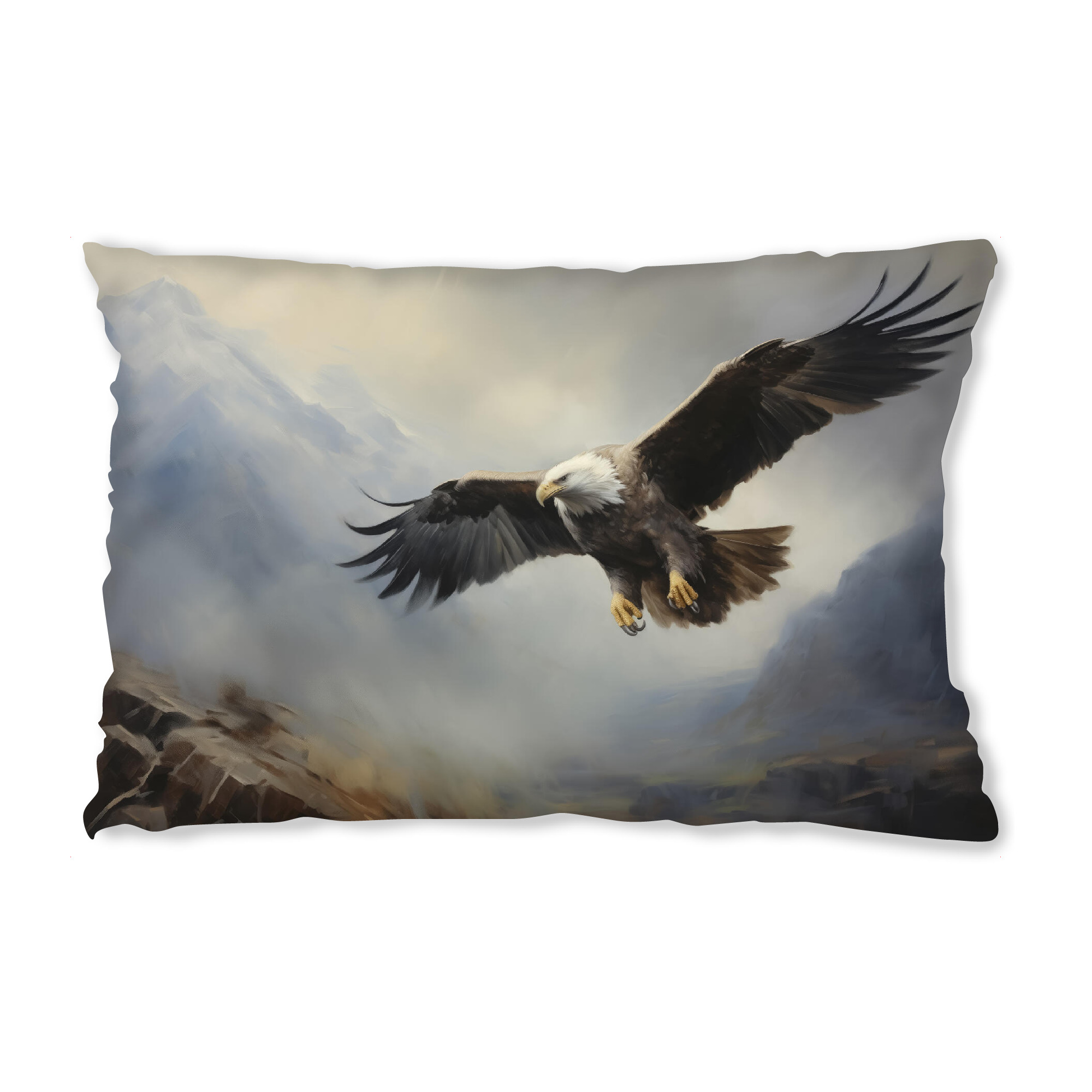 Design-Kissen "Fliegender amerikanischer Adler" artboxONE - Natur,Tiere