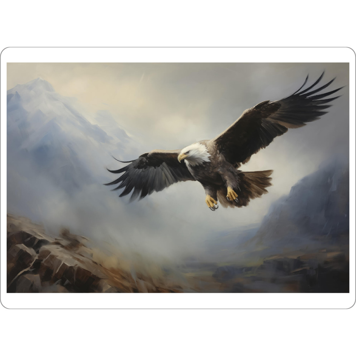 Tischset "Fliegender amerikanischer Adler" artboxONE - Natur,Tiere