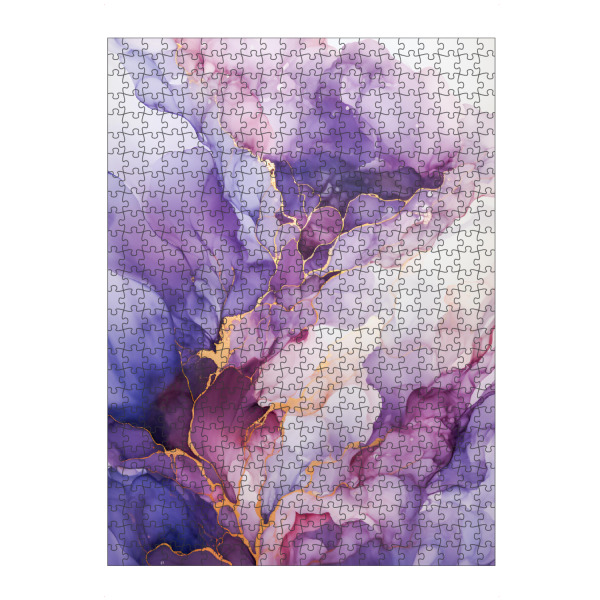 artboxONE Puzzle "Violett Struktur" artboxONE - Abstrakt,Ultraviolet,Marmor