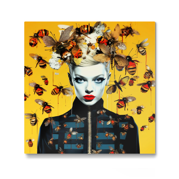 Galerie-Print "BIENENKÖNIGIN FRAU POPART" 30x30 cm artboxONE