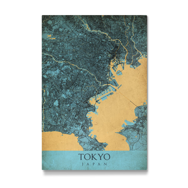 Galerie-Print "Vintage Tokio City" 30x20 cm artboxONE