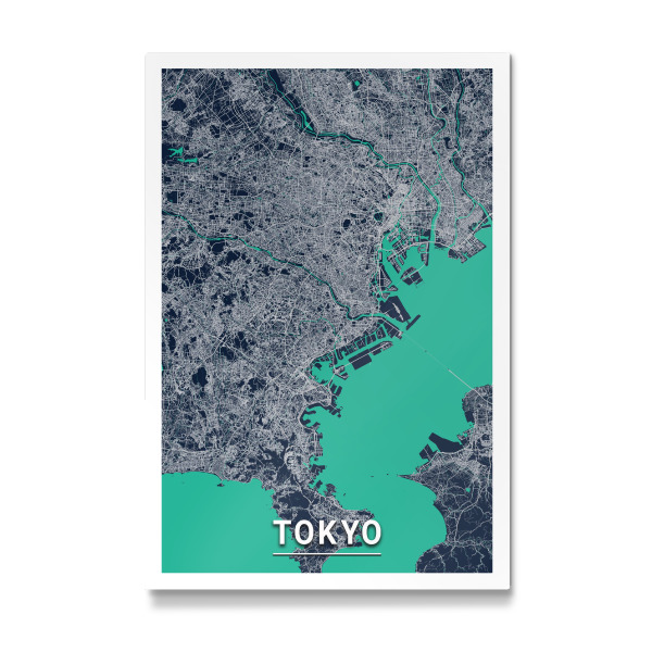 Galerie-Print "Tokio CityMap" 30x20 cm artboxONE