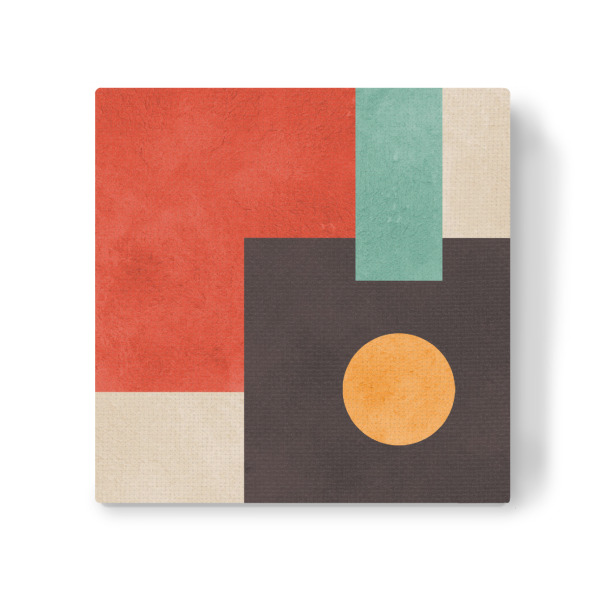 Leinwandbild "Geometric and colorful harmony C" artboxONE - Abstrakt,Geometrie