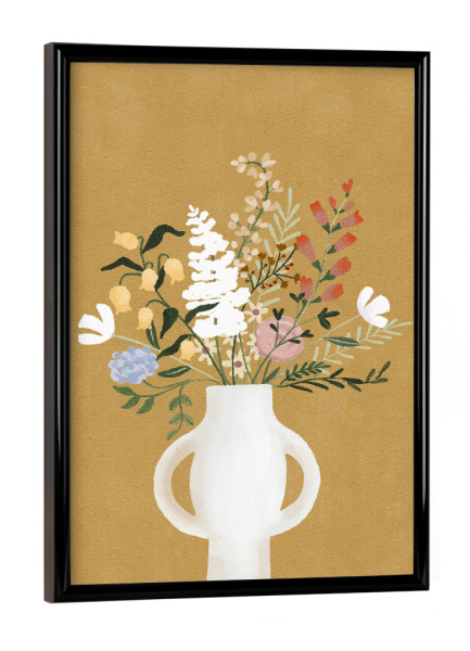 Poster mit schwarzem Rahmen "Blumen in einer Vase" artboxONE - Natur,Für Mama - Vase,Blumen