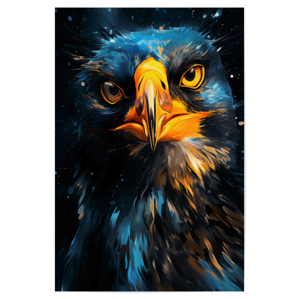 Poster 30x20 cm "Penguin Fantasy (matart)" artboxONE - Tiere - Pinguin,Pinguine,Vogel,Vögel,Natur,Abstrakt,Fantasie