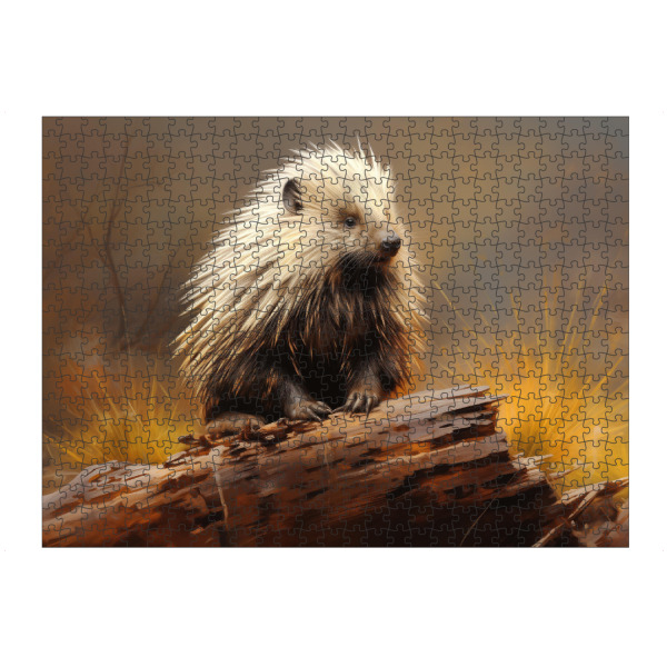 artboxONE Puzzle "Stachelschweinporträt" artboxONE - Natur,Tiere