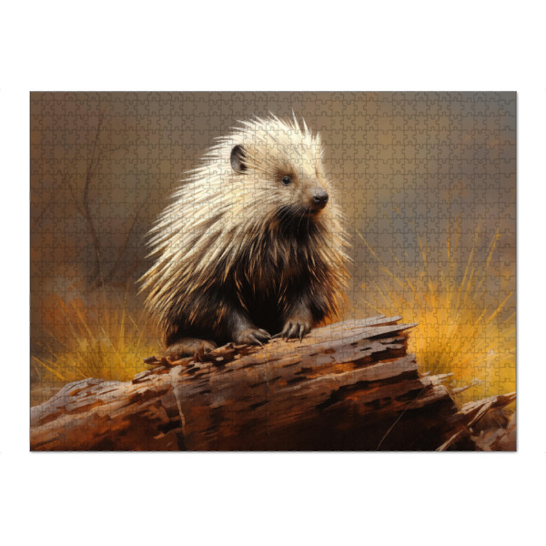 Puzzle Ravensburger "Stachelschweinporträt" artboxONE - Natur,Tiere