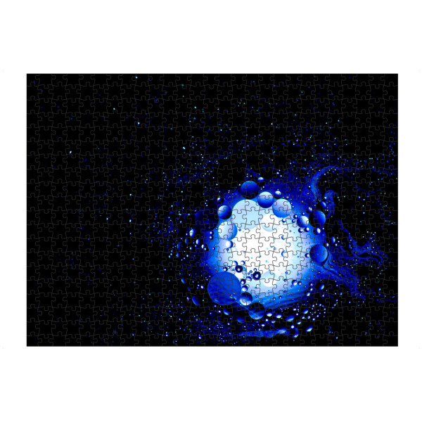 Puzzle Ravensburger "März" artboxONE - Abstrakt - Abstraktefotografie,Farbenspiel,Blasen - Bild abstraktefotografie