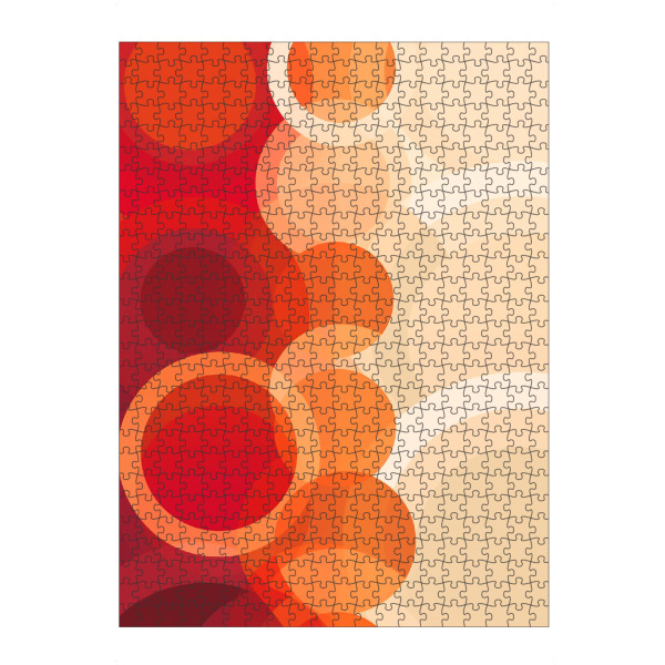 artboxONE Puzzle "Retro Kreise" artboxONE - Abstrakt,Architektur,Geometrie