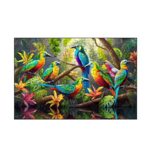 Bunte Tropenvögel
