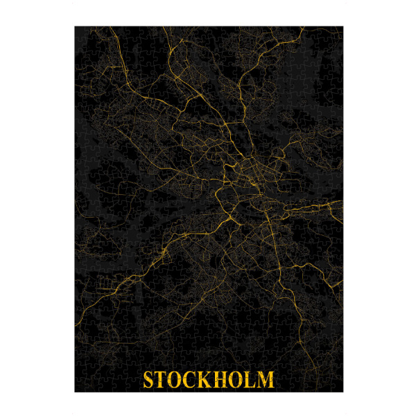 artboxONE Puzzle "Stadtplan Stockholm" artboxONE - Städte / Stockholm,Kartografie