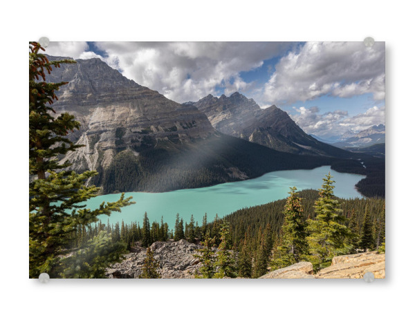Acrylglasbild "Peyto Lake Kanada" artboxONE - Natur,Reise - Lake peyto,Kanada,Reise,Landschaft,Landschaftsfotografie,Fotografie,See,Wasser,Natur